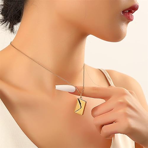 CYNTRIX™   - ENVELOPE LOVE LETTER PENDANT NECKLACE
